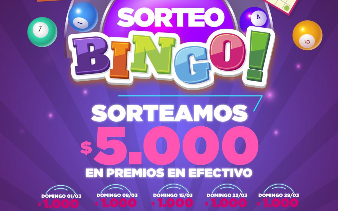 Sorteo de Bingo!